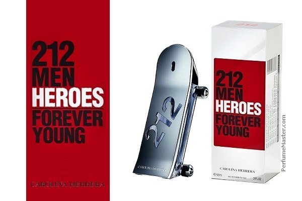 212HF1TSM.jpg 212 HEROES FOREVER YOUNG BY CAROLINA HERRERA 3.4 FL.OZ. EDT SPRAY FOR MEN - Image 1