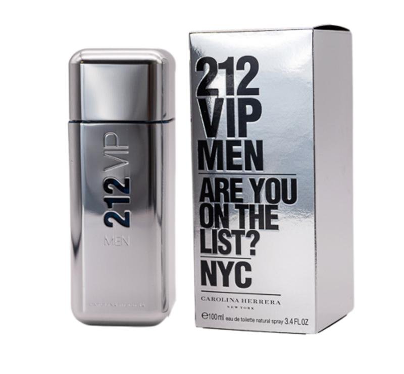 212vip100TSM.jpg 212 VIP BY CAROLINA HERRERA 3.4 FL.OZ. EDT SPRAY FOR MEN - Image 1