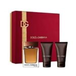 THE ONE 3 PCS. GIFT SET: D&G THE ONE M 3PCS SET 3.4 EDT + 1.7 ASB + 1.7 SG FOR MEN