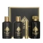 GIFT SET - JO MILANO GAME OF SPADE WILDCARD 3.4OZ+B/C+S/G+ATOMIZER  FOR MEN BY JO MILONO