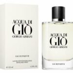 Acqua Di Gio BY GIORGIO ARMANI 4.2oz EDP Refillable SPRAY FOR MEN
