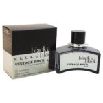BLACK IS BLACK VINTAGE ROCK BY UNKNOWN 3.3 FL.OZ. EDT SPRAY FOR MEN