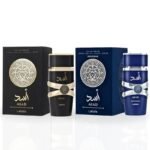 Bundle Lattafa Asad 2 Piece Gift Set: Asad 100ML EDP Asad Zanzibar 100ML FOR MEN