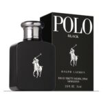 POLO BLACK BY RALPH LAUREN 2.5 FL.OZ. EDT SPRAY FOR MEN