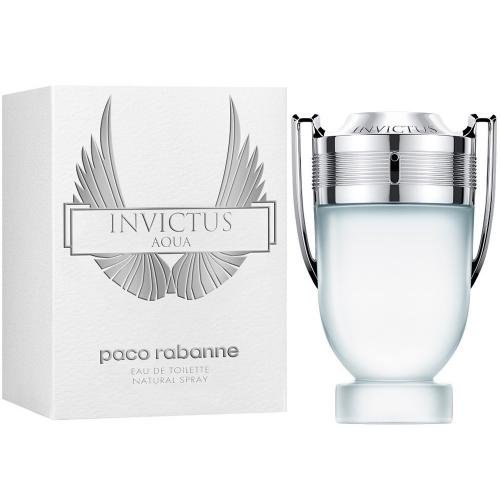 PRABINVa1m.jpg INVICTUS AQUA BY PACO RABANNE 3.4 FL.OZ. EDT SPRAY FOR MEN - Image 1