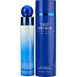 360Bv1m.jpg 360 VERY BLUE BY perry Ellis 3.4 Fl. Oz. Eau De Toilette Spray Men - Image 1
