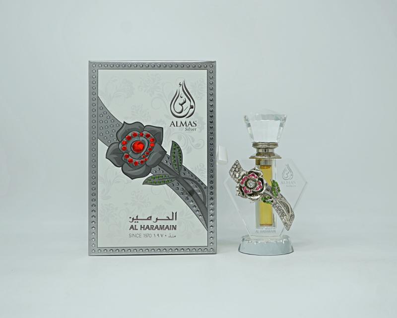 6291100135080.jpg BY Al Haramain AL HARAMAIN ALMAS SILVER(U)CONCENTRATED PERFUME OIL 10ML - Image 1
