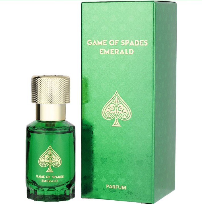 850051043453.jpg JO MILANOGAME OF SPADES EMERALD30 ML / 1.0 OZ PARFUM FOR MEN BY JO MILONO - Image 1