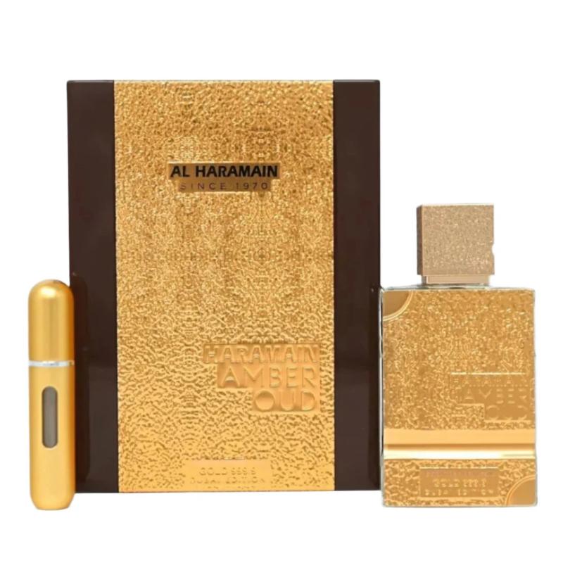 AHARAOG92M.jpg AL HARAMAIN AMBER OUD GOLD 999.9 (U) 2.5OZ. EXTRAIT DE PARFUM SPRAY FOR MEN AND WOMEN - Image 1