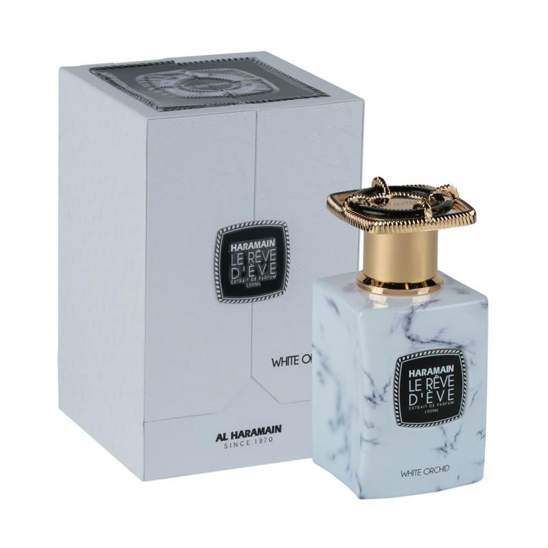 AHARLRDWO1W.jpg AL HARAMAIN LE REVE D(EV WHITE ORCHID EXTRAIT3.4 OZ EDP SPRAY FOR MEN AND WOMEN - Image 1