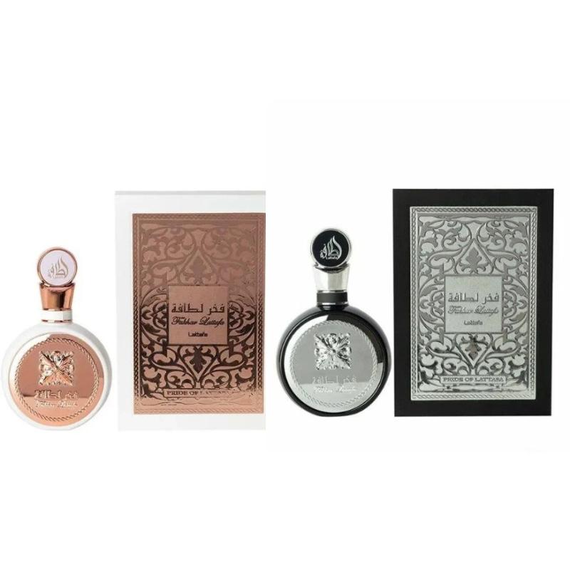 BUNF2U.jpg-ezgif.com-webp-to-jpg-converter.jpg Bundle Lattafa FakhaR PACK OF 2 Piece Gift Set: Fakhar100ML EDP MEN Fakhar 100ML EDP FOR WOMEN - Image 1