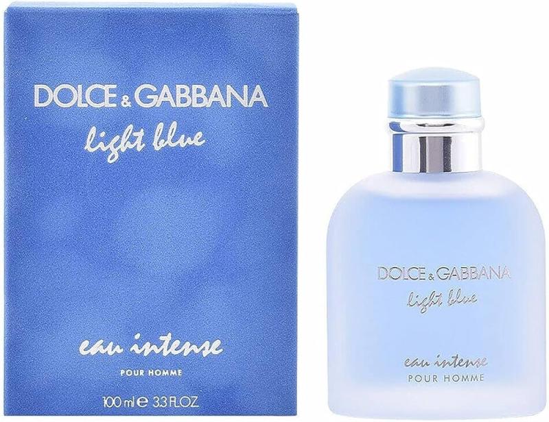 DGLBi1M.jpeg Light Blue Eau Intense Pour Homme BY DOLCE & GABBANA 3.3 FL.OZ. EDP SPRAY FOR MEN - Image 1