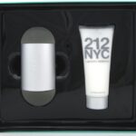 212 2 PCS. GIFT SET: 3.4 FL.OZ. EDT SPRAY AND 100ML BODY LOTION FOR WOMEN