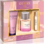 GUESS 1981 LOS ANGELES 3 PCS. SET: 3.4oz edt sp6.7oz Body Lotion15ml edt Women