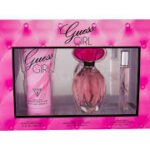 GUESS GIRL BY GUESS 3 PCS. GIFT SET: 3.4oz edt sp6.7oz Body Lotion15ml travel W