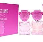 MOSCHINO TOY 2 BUBBLE GUM 4 PCS SET:3.4OZ EDP SPRAY3.4OZ BODY LOTION10ML EDP SPRAY.3.4OZ gel for W