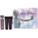 PARIS HILTON 4 PCS. GIFT SET: 3.4 FL.OZ. EDT SPRAY 3.0 FL.OZ. SHOWER GEL 3.0 FL.OZ. BODY LOTION AND .3 FL.OZ. EDT SPRAY FOR WOMEN