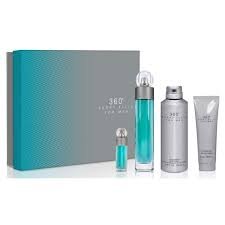 SETT36033M.jpg 360 4 PCS. GIFT SET: 3.4oz EDT SP 6.8oz Body Spray 3.0oz Shower Gel 7.5ml EDT SPRAY FOR MEN - Image 1