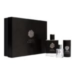 VINCE CAMUTO Black 3 PCS. GIFT SEt:3.4OZ. EDT+2.5OZ. DEODORANT+15ml EDT FOR MEN