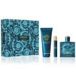 EROS 3 PCS. GIFT SET: 100ML EDP 150ML GEL 10ML TRAVEL SPRAY FOR MEN