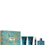 Versace Eros 4 pcs Set: 3.4oz edp2.5oz Shower Gel 2.5oz After Shave Balm10ml edp Men