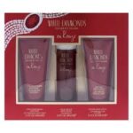 WHITE DIAMOND EN ROUGE 3 PCS. SET: 3.3oz edt sp3.3oz body wash3.3 body lotion FOR WOMEN