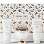 AFNAN SOUVENIR FLORAL BOUQUET 3 PCS. SET: 3.4oz edp 3.4OZ. BODY LOTION 3.4OZ. GEL W