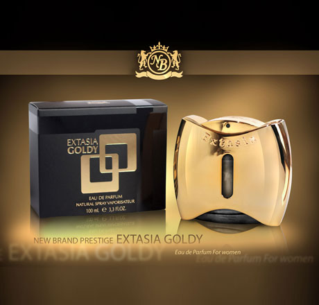 EXTg100TSW.jpg Extasia Goldy 3.4 Fl. Oz. Eau De parfum Spray Women - Image 1