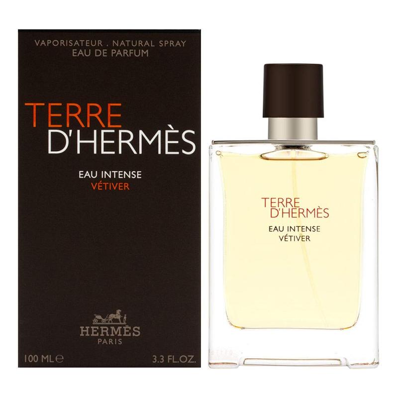 HERTEIV1M.jpg TERRE D(HERMES EAU INTENSE VETIVER 3.3 FL.OZ. EDP SPRAY FOR MEN - Image 1