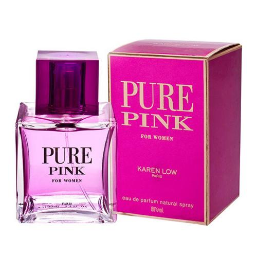PPIN100PSW.jpg PURE PINK BY KAREN LOW 3.4 FL.OZ. EDP SPRAY FOR WOMEN - Image 1