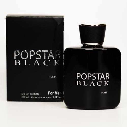 PSTAB.jpg POPSTAR BLACK BY POPSTAR 3.3 FL.OZ. EDT SPRAY FOR MEN - Image 1