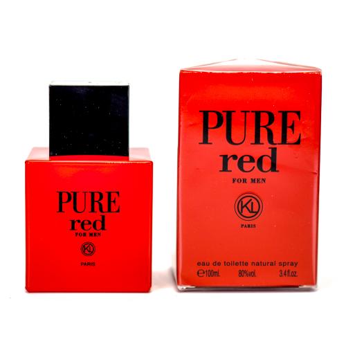Pred1m.jpg Pure red 3.4 Fl. Oz. Eau De Toilette Spray Men - Image 1