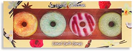 SETBBDV4PW.jpg NB BATH BOMB DONUT VINILLA BY NEW BRAND4 PCS. GIFT SET FOR WOMEN - Image 1