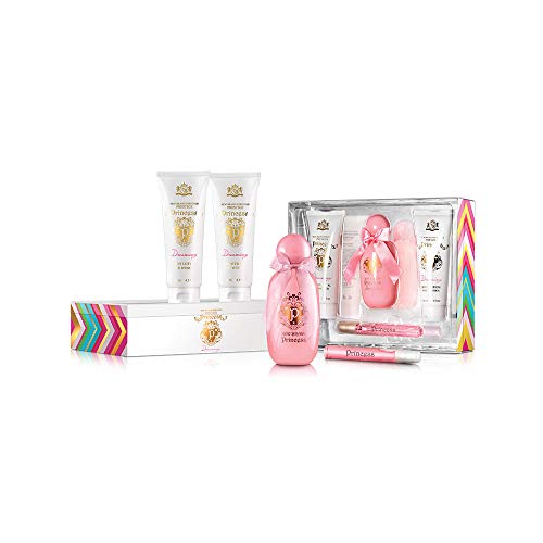 SETpdre4w.jpg princess dreaming 4 PCS. GIFT SET: 3.3 FL.OZ. EDP SPRAY 4.3 FL.OZ. SHOWER GEL 4.3 FL.OZ. BODY LOTION AND .6 FL.OZ. EDP SPRAY FOR WOMEN - Image 1