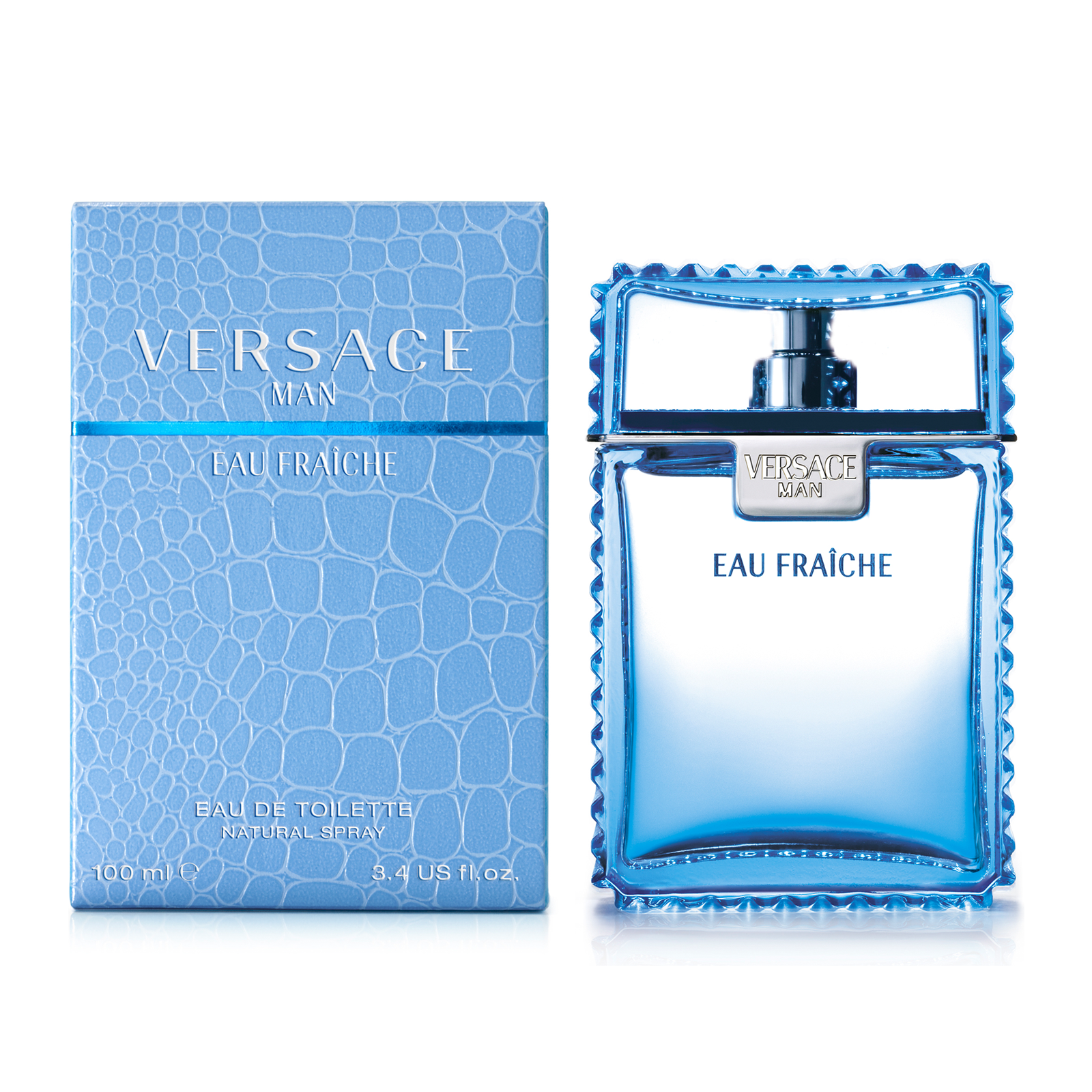 VERE100TSM.png EAU FRAICHE BY VERSACE 3.4 FL.OZ. EDT SPRAY FOR MEN - Image 1
