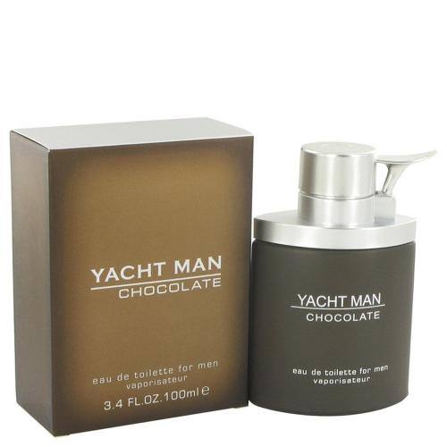 YMCH100TSM.jpg YACHT MAN CHOCOLATE BY MYRURGIA 3.4 FL.OZ. EDT SPRAY FOR MEN - Image 1