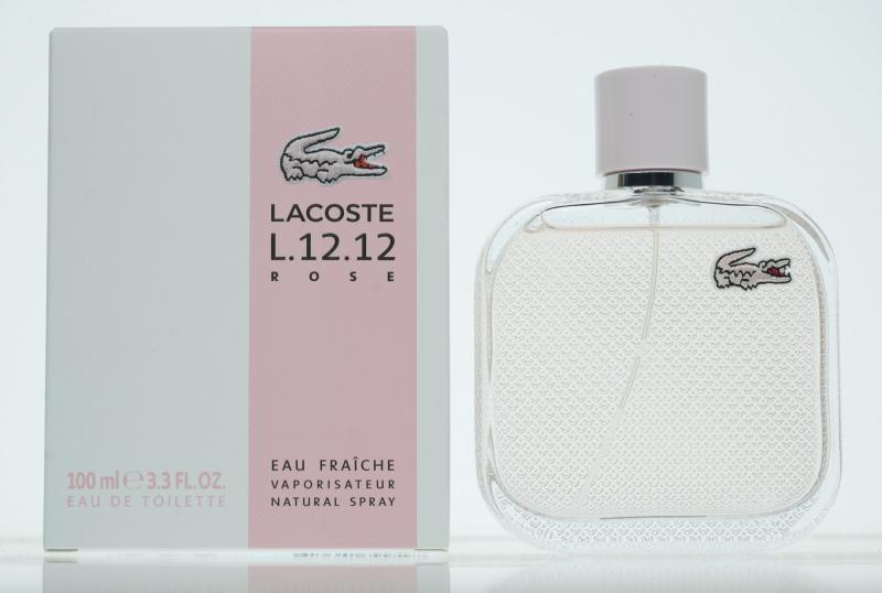lref20I0091856.jpg LACOSTE EauDe L12-12 ROSE EAU FRAICHE(W)EDT SP 3.3oz(LI FREE) - Image 1