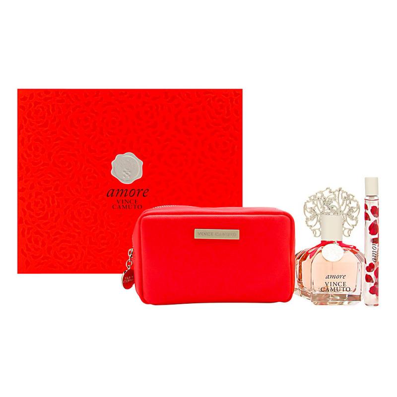setVCAMa3w.jpg VINCE CAMUTO AMORE BY VINCE CAMUTO 3 pcs. set: 3.4 FL.OZ. EDP SPRAY 5 oz. body lotion miniatur edp spray FOR WOMEN - Image 1