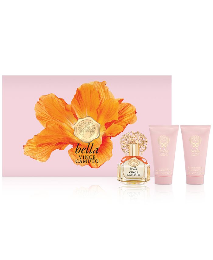 setVCAMb3w.jpg VINCE CAMUTO Bella BY VINCE CAMUTO 3 pcs. set: 3.4 FL.OZ. EDP SPRAY 2.5 oz. body lotion 2.5 oz. s.gel FOR WOMEN - Image 1