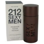 212 SEXY TESTER BY CAROLINA HERRERA 3.4 FL.OZ. EDT SPRAY FOR MEN