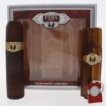 CUBA GOLD(M)3PC SET(3.4oz EDT SP(LI FREE) 3.4oz AFTER SHAVE KEYCHAIN) FOR MEN