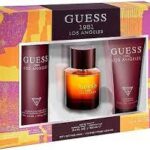 GUESS 1981 LOS ANGELES(M)(W/B)(LI FREE)3PC(3.4oz edt sp6.7oz Shower gel6.0oz Body Spray) FOR MEN