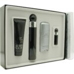 360 Black 4pcs. Gift Set ( 3.4 Fl. Oz. Eau De Toilette Spray +0.25 Oz Edt Spray + 3 Fl. Oz. balm +3 OZ. GEL) Men