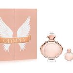 OLYMPEA 3 PCS. GIFT SET: 2.7 FL.OZ. EDP SPRAY 3.4 FL.OZ. BODY LOTION AND 6ML PARFUM FOR WOMEN