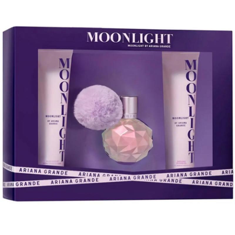 setagrAML3W.com-webp-to-jpg-converter.jpg ARIANA GRANDE MOON LIGHT3 pcs. gift set:3.4oz edp sp 3.4oz body creme 4OZ. BODTY MIST W - Image 1