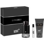 MONT BLANC EXPLORER 3 PC gift SET : 3.3 EDP + 0.25 edp MINI + 3.3 SHOWER GEL FOR MEN