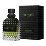BORN IN ROMA GREEN STRAVAGANZA BY VALENTINO 3.4 FL.OZ. EDT SPRAY FOR MEN