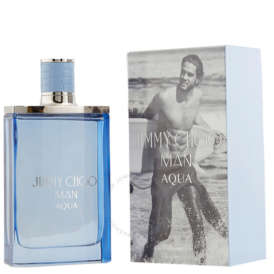 SJCHOA1MP JIMMY CHOO Man Aqua BY JIMMY CHOO 3.3 FL.OZ. EDT SPRAY FOR MEN - Image 1