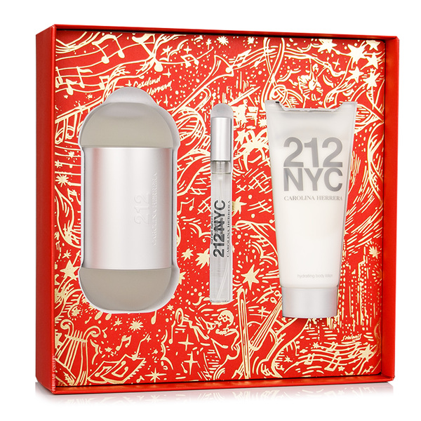 SSET2123WP 212 3 PCS. GIFT SET: 3.4oz edt sp3.4oz Body Lotion10ml edt FOR WOMEN - Image 1