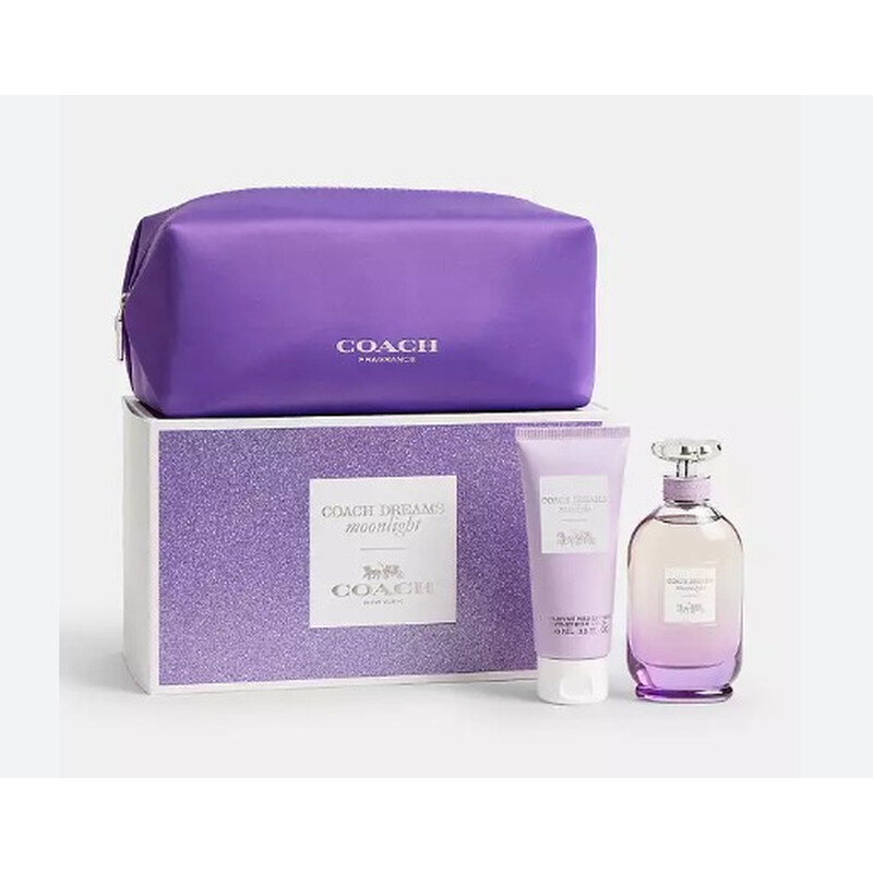 SSETCOAnyM1WP COACH DREAMS MOONLIGHT BY COACH 4 PCS SET: 3.0 EDP + 3.4 BL + 0.25 EDP + POUCH WOMEN - Image 1